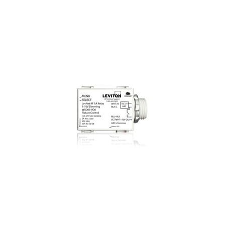 Leviton CONTROL RELAY WH RF WIRELESS 5A RELAY 1-10V DIM CTRL WSD05-9D0